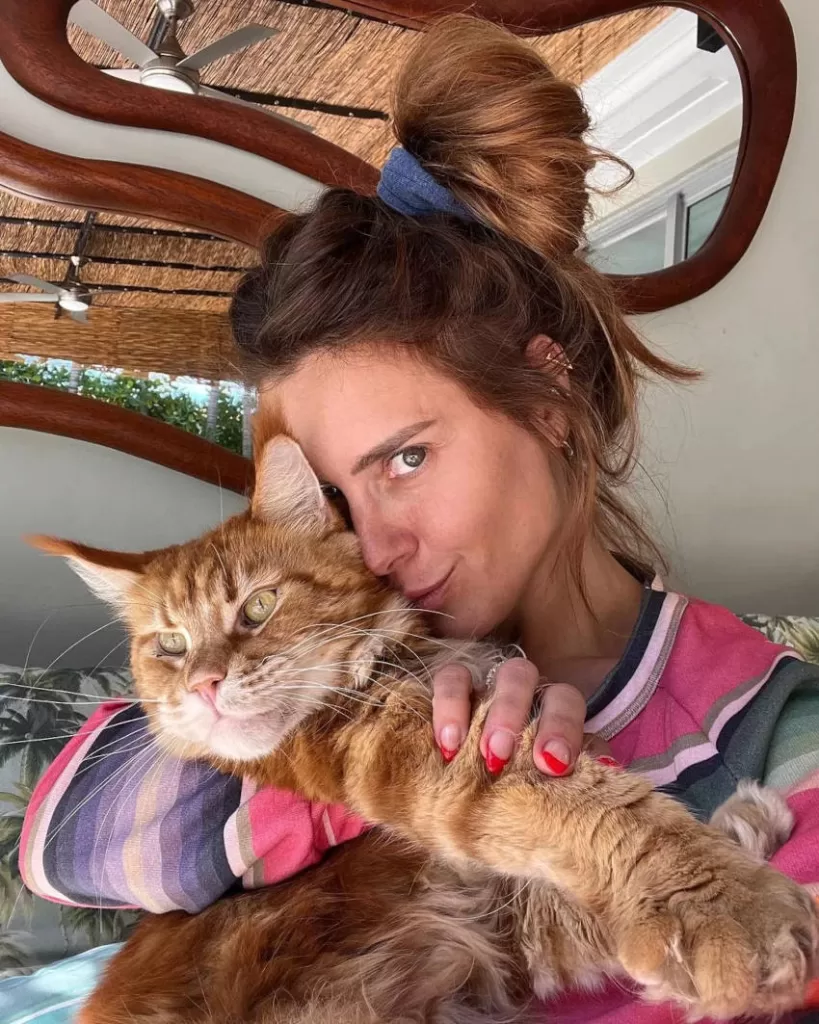 BERÜHMTE KATZE MIT SEINEM BERÜHMTEN BESITZER Social Media Cats