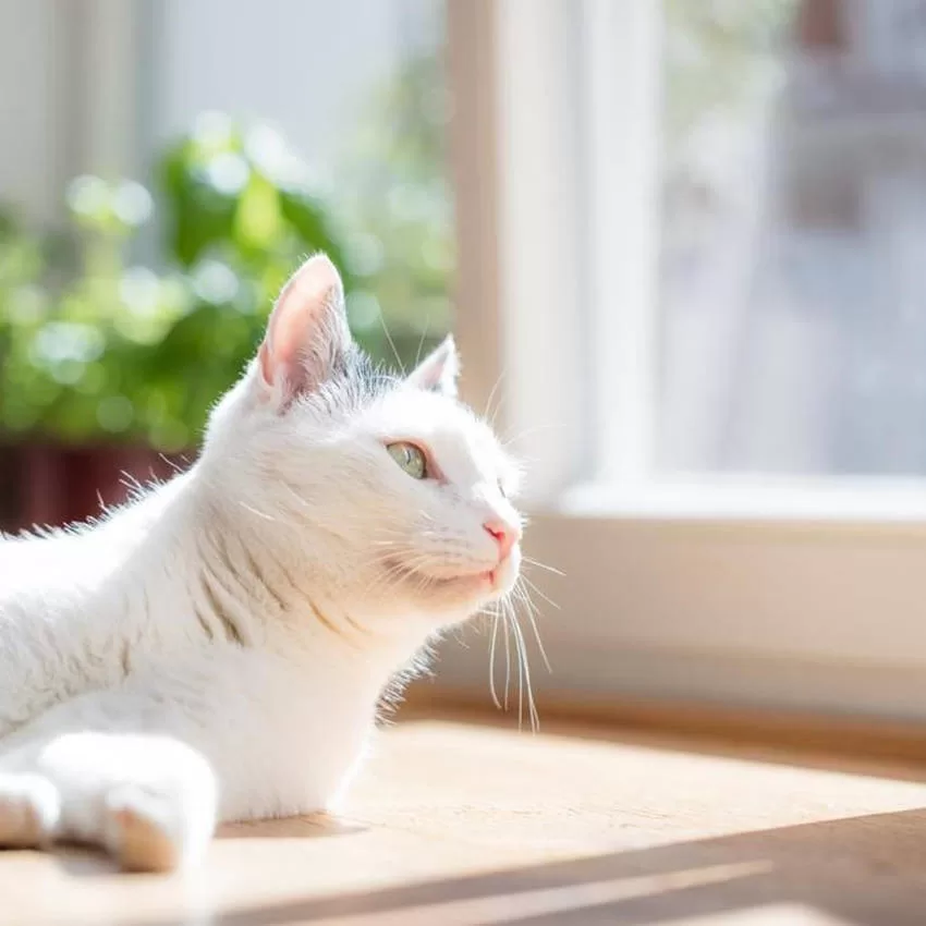 Katzenverhalten in der Sonne